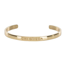 Load image into Gallery viewer, Mini Quote Cuff "CHI OMEGA"