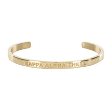 Load image into Gallery viewer, Mini Quote Cuff "KAPPA ALPHA THETA"