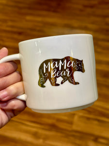 "MAMA BEAR" Gold Bear Mug