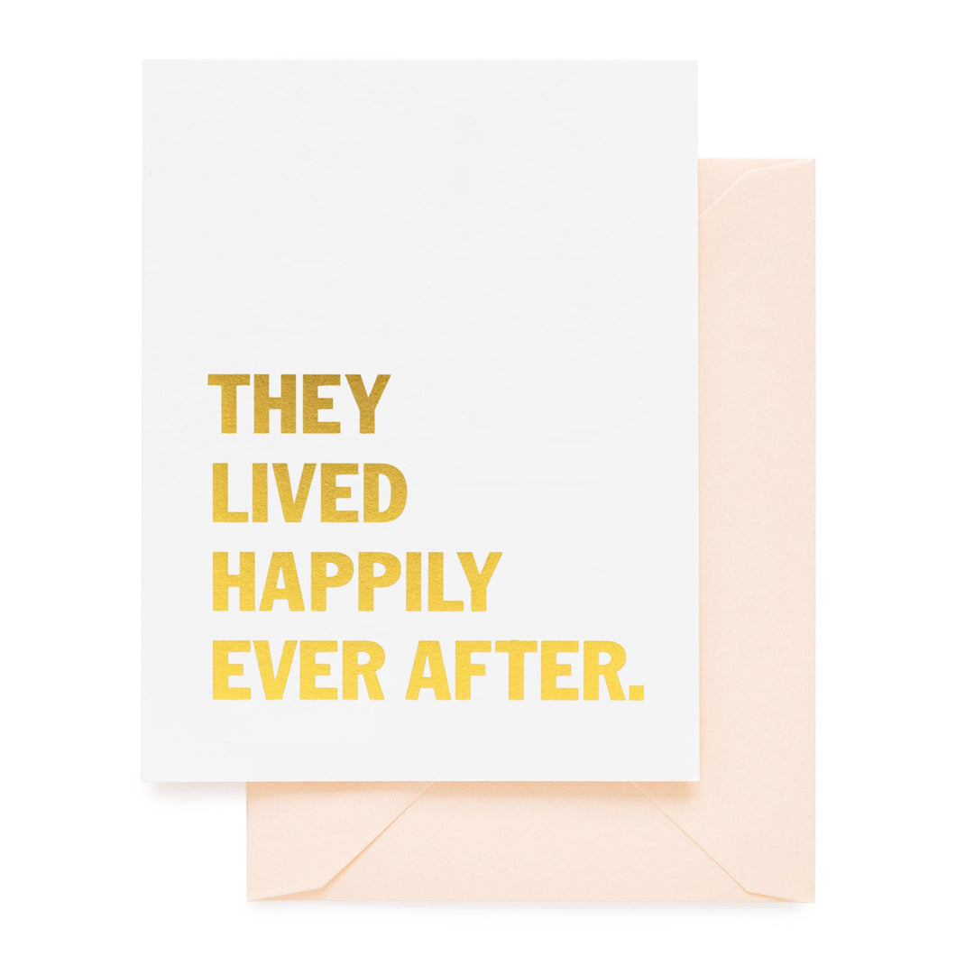 They Lived Happily Card
